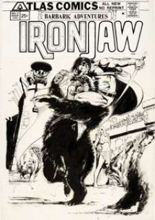 Neal Adams Ironjaw #2 Preliminary Cover Original Art (Atlas/Seaboard, 1975).... | Heritage