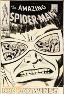 John Romita Sr. Amazing Spider-Man #55 Cover Doctor Octopus Original Art (Marvel, 1967).... | Heritage