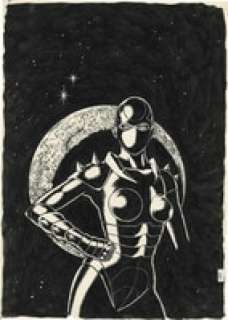 Buichi Terasawa Hand-Drawn Manuscript "Cobra"