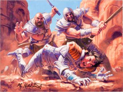 Greg and Tim Hildebrandt Magic: The Gathering: Relentless Assault Painting Original Art (Wizards of the Coast, 200... | Heritage