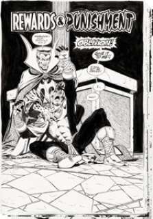 Jim Starlin and Al Milgrom Infinity Abyss #6 Complete 38-Page Story "Rewards & Punishment" Original Art (Marvel, 2... | Heritage