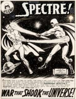  - Murphy Anderson Showcase #60 The Spectre Part 1 "War That Shook the Universe!" Original Art -