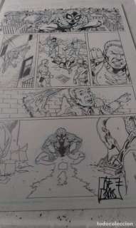 Spiderman Spider-man .Family.6. Ramon Bachs.Art comic original.