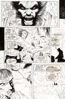  - Fabio Laguna and Joe Rubinstein Wolverine #89 Page 16 Original Art (Marvel, 1995)....