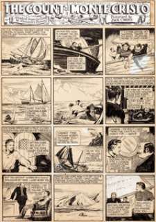 Lou Fine (as Jack Cortez) Wags [Australia] V3#28 (Jumbo Comics #8) "The Count of Monte Cristo" Story P... | Heritage