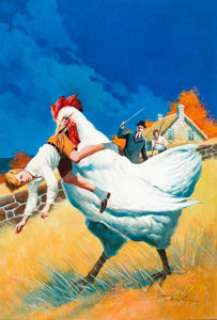  - Gerald McCann Classics Illustrated #160 The Food of the Gods Cover Painting Original Art (Gilberton, 1...