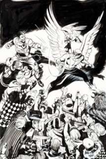  - Steve Rude Future Quest Presents #6 Birdman Cover Original Art (DC, 2018)....