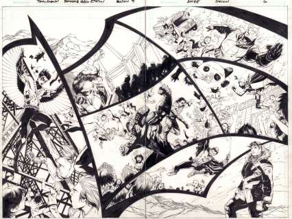 Tony Daniel - Batman And Robin Eternal Preview Pgs. 5 & 6 - Robin, Jason Todd, & Others Dps - 2015