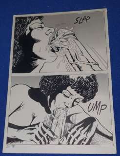 Collectif Étudiant En Art | Corna vissute ultra hard N°24 - 7 planches originales - Orgasmo blanco e nero - (1987) | Catawiki