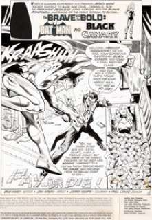 Jim Aparo Brave and the Bold #141 Complete 17-Page Story "Pay -- or Die!" Joker and Black Canary Original Art (DC,... (Total: 17 Original Art)