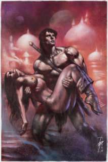 Lucio Parrillo Warlord of Mars #2 Cover D Original Art (Dynamite Entertainment, 2010)....