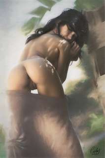 Calas, J.M. | Jean Michel Calas - Dessin original en couleur - Mon fruit défendu - Format dessin: 21 x 31,4 cm. - (2023) | Catawiki