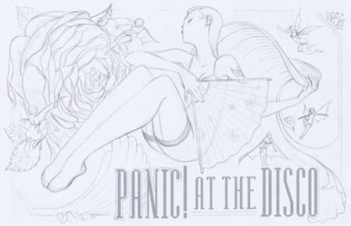 James Jean Panic! at the Disco Preliminary Cover Original Art (2007). Eisner and Harvey award winner James -