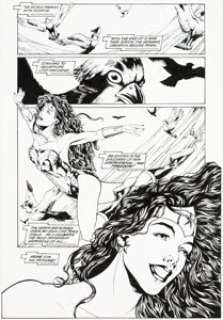 Matthew Clark and Tom Simmons Wonder Woman #151 Story Page 5 Original Art (DC, 1999)....