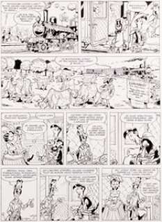 Achdé Lucky Luke Un cow-boy à Paris #8 Planche 26 (Lucky Comics, 2018). Lucky Luke à Paris, -