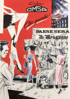 Antonio Lapone Ciao Bella! Illustration Originale (2020)....