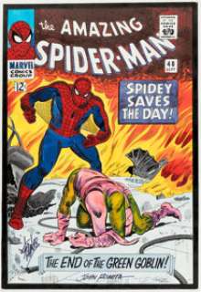 Mike Esposito and Stan Goldberg The Amazing Spider-Man #40 Cover Re-Creation Original Art (undated)....
