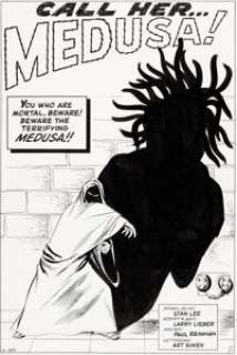 Larry Lieber and Paul Reinman Journey Into Mystery #96 Splash Page 1 Original Art (Marvel, 1963). The - | Heritage