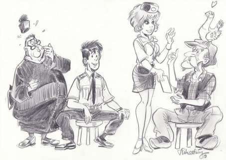 Walthéry. Illustration originale | BDEnchères