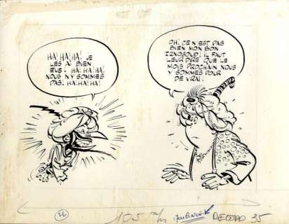 Tabary, Jean | IZNOGOUD Superbe illustration de Iznogoud et de Haroun El | Cornette de St Cyr