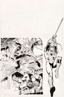 Rich Buckler And Dick Giordano | Book and Record Set Cover Original Art (Peter Pan Records/Power Records, 1981). | Heritage