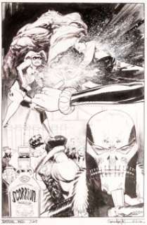 Sean Murphy - Batman: White Knight #2 Splash Planche 23 (DC, 2018). Sean Murphy Batman: White Knight #2 Splash Page 23 Original Art (DC, 2018).