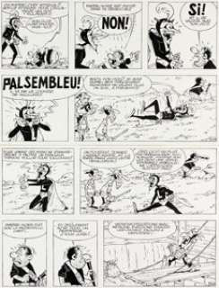 Marcel Remacle | #26 Story Page 31 Original Art (Dupuis, 1985). Marcel Remacle #26 Story Page 31 Original Art (Dupuis, 1985). | Heritage