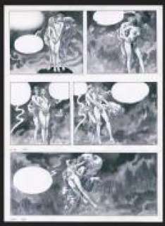 Milo Manara - Planche originale n°39, prépubliée dans (A Suivre) n°239 de décembre 1997 - Revoir les Etoiles - Giuseppe Bergman