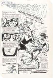 Billy Graham and Bruce Miller - Sabre #6 Complete 21-Page Story "An Exploitation of Everything Dear Part Four: Reuni... (Total: 21 Original Art)