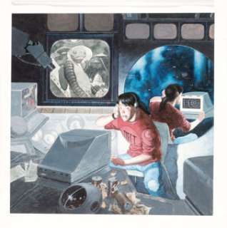 Hampton, Scott - Scott Hampton Primortals Unpublished Illustration Original Art (Tekno Comix, 1995-97)....