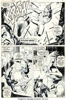 Romita Sr., John - John Romita Sr. and Jim Mooney Amazing Spider-Man #75 Story Page 8 Original Art (Marvel, 1969)....