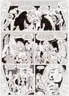 Thorne, Frank - Frank Thorne 1994 "Ghita of Alizarr" Story Page 3 Original Art (Warren, 1980)....
