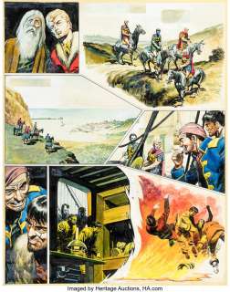 Lawrence, Don - Don Lawrence The Trigan Empire, The Three Princes Story Page A37 Original Art (Look and Learn/Fleetway, 1968)....