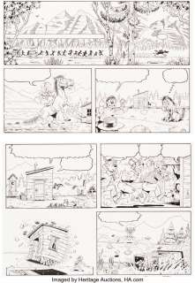 Rosa, Don | Don Rosa Kalle Anka & C:o [Donald Duck & Company] #1993-02 Story Page 10 Uncle Scrooge Original Art (Egmont, 1993)... | Heritage