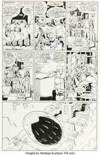 Gibbons, Dave - Dave Gibbons Watchmen #8 Story Page 14 Rorschach Original Art & Matching Color Guide Group of 2 (DC, 1987).... (Total: 2 Original Art)