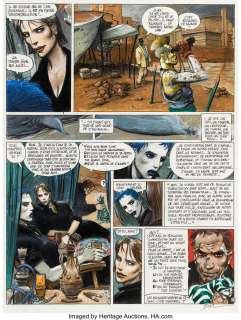 Bilal, Enki - Enki Bilal Nikopol, Froid Équateur #3 Story Page 53 Original Art (Les Humanoïdes Associés, 1992)....