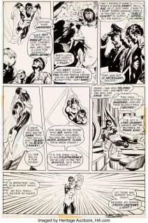 Adams, Neal - Neal Adams Flash #219 Green Lantern Story Page 2 Black Canary Original Art (DC, 1972)....