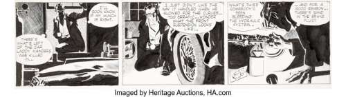 Raymond, Alex | Alex Raymond Rip Kirby Daily Comic Strip Original Art dated 6-10-53 (King Features Syndicate, 1953).... | Heritage