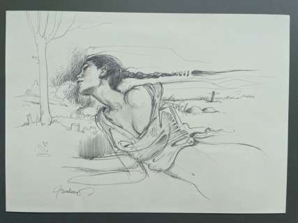 Bosschaert, Jan | Bosschaert, Jan - Originele schetstekening - Jaguar | Catawiki