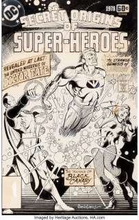 García-Lopez, José Luis | José Luis García-Lopez DC Special Series #10 Secret Origins of Super-Heroes Special Cover Original Art... | Heritage