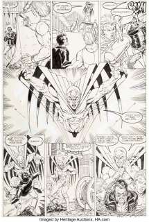 Liefeld, Rob - Rob Liefeld and Karl Kesel Hawk and Dove #1 Splash Page 9 Original Art (DC, 1988)....