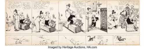 Herriman, George - George Herriman The Dingbat Family/Family Upstairs/Krazy Kat and I. Mouse Daily Comic Stri...