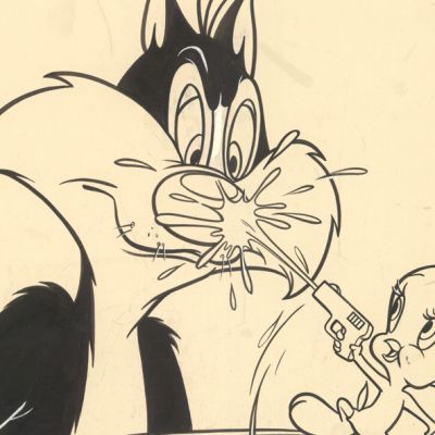 Strobl- Tweety and Sylvester #34, Original Cover | Russ Cochran