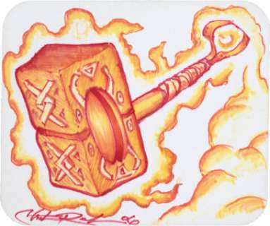 Artist, Unknown | Christopher Rush Volcanic Hammer Illustration Original Art (2006).... | Heritage