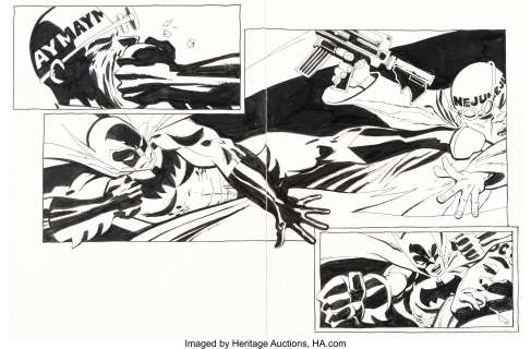 Sale, Tim - Tim Sale Batman: The Long Halloween Special #1 Story Pages 6-7 Original Art (DC, 2021)....