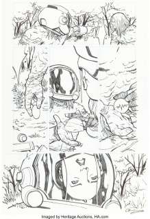 Chiang, Cliff - Cliff Chiang Paper Girls #13 Story Page 13 Original Art (Image, 2017)....