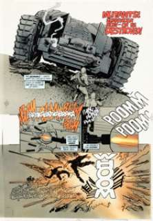 Varley, Lynn - Lynn Varley Batman: The Dark Knight #2 Story Page 17 Hand-Colored Production Art (DC, 1986)....