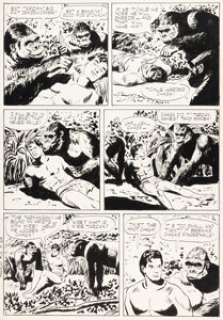 Marsh, Jesse - Jesse Marsh Edgar Rice Burroughs‘ Tarzan #13 Story Page 5 Original Art (Dell Publ., 1950)....