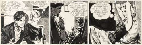 Wright, David - David Wright Carol Day #205 Daily Comic Strip Original Art (The Daily Mail, 1957). ...