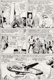 Kirby, Jack | Jack Kirby and Paul Reinman X-Men #2 Story Page 13 Original Art (Marvel, 1963).... | Heritage
